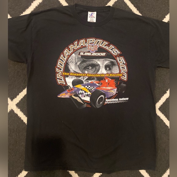Vintage Logo athletics Y2K Indianapolis 500 racing tee - Picture 1 of 5